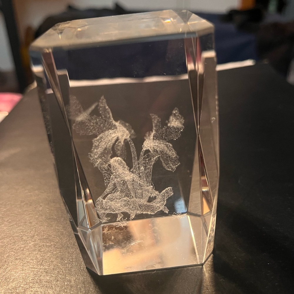 Crystal Glass 3D FAIRY GIRL